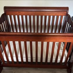 Cherry Wood Crib