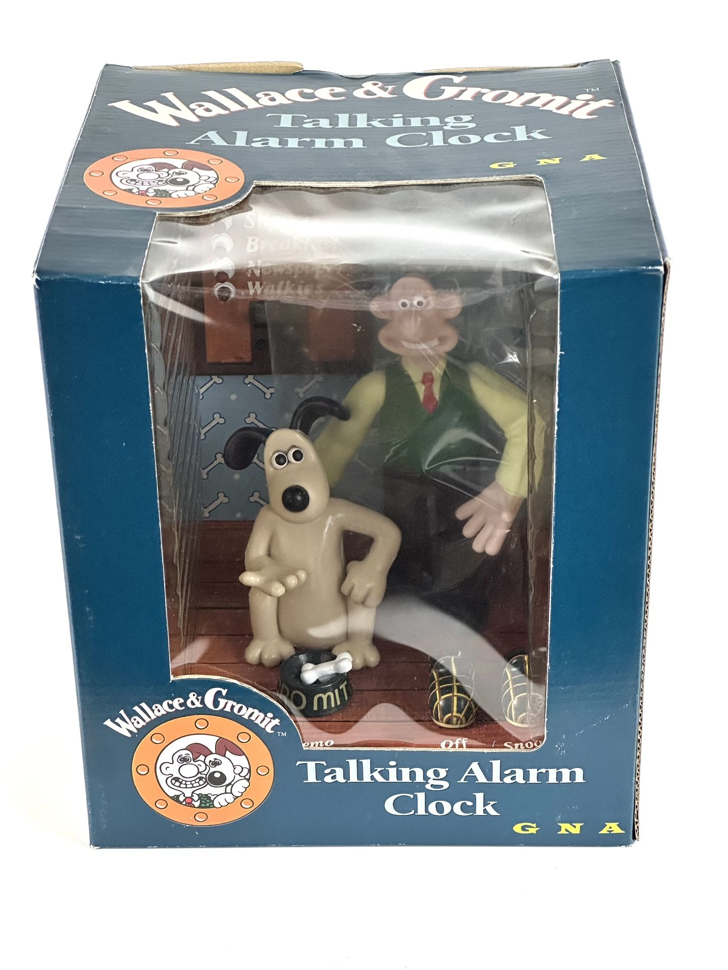 Wallace And Gromit Talking Alarm Clock. New