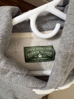 Denim tears Light grey hoodie