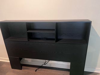 Queen headboard w/ storage.. brand new