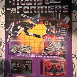 Transformers G1 Reissue Decepticons Ravage & Rumble