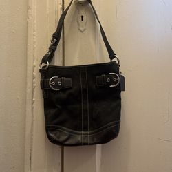 Black Coach Shoulder Bag 