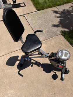 Exerpeutic 400XL Folding Recumbent Bike with performance tracker