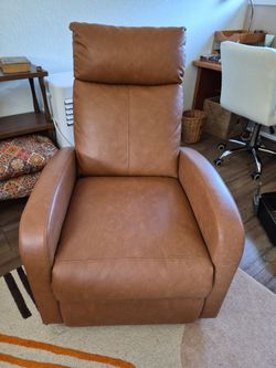 FREE Brown Leather-like Recliner