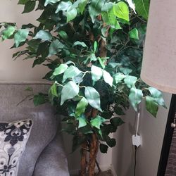 Synthetic, Decorative Plant Bundle and Vase