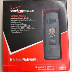 Novatel USB720 Verizon NO CONTRACT Mobile Broadband USB Stick Modem