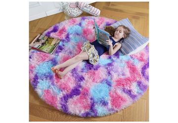New sealed round carpet for room