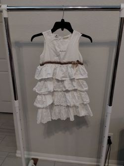 tutto piccolo white girl dress, size 4