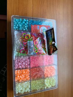 Beads with rubber bands