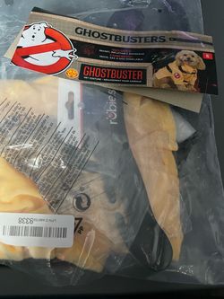 Ghostbusters costume for dog