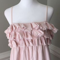 Like New, Sundress with Ruffles in Pale Pink from JCrew Factory (medium)