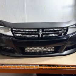 Dodge Charger Complete Front Bumper 2015 2016 2017 2018 2019 2020 2021 2022 2023 