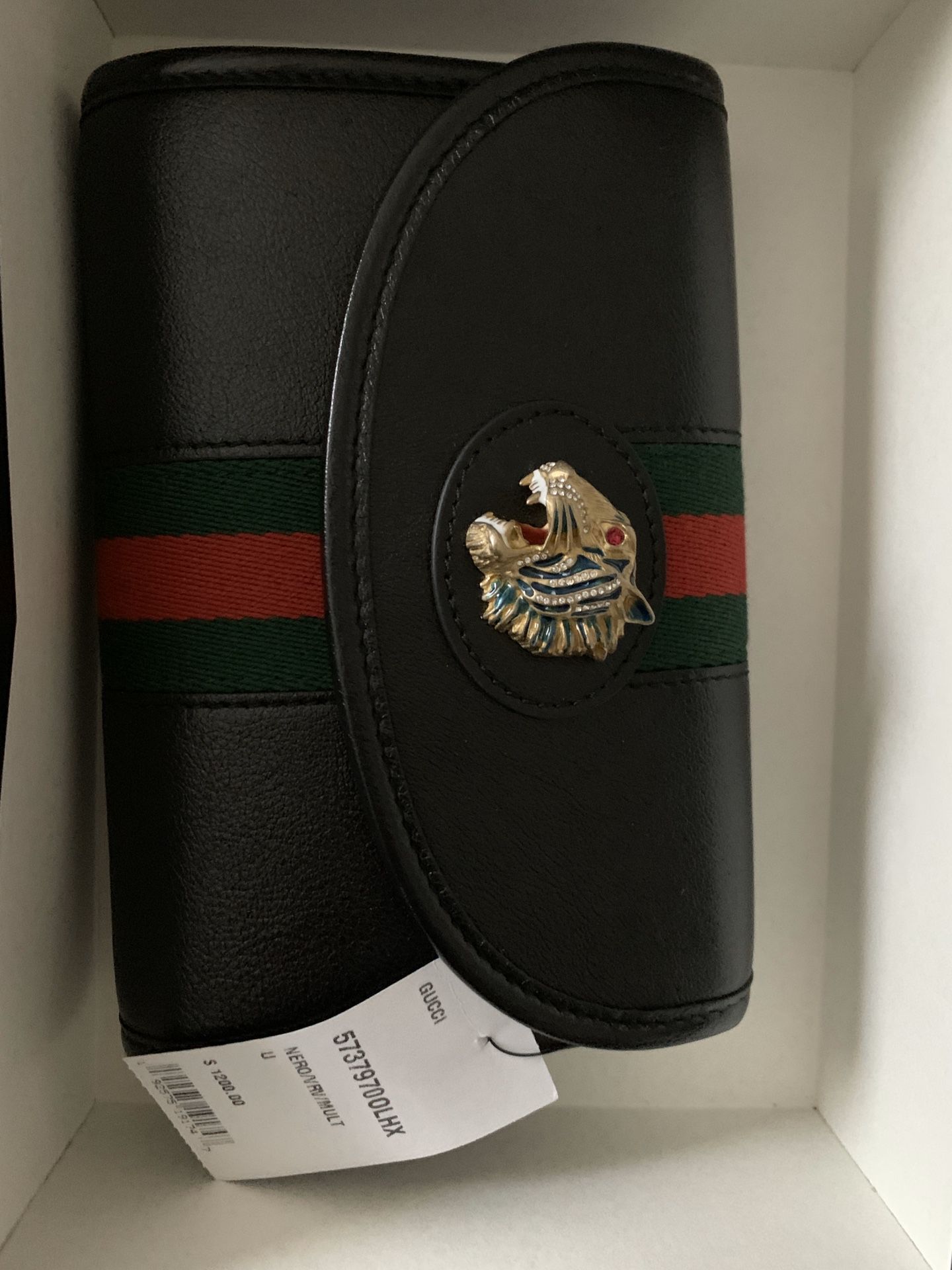 Gucci Mini Rajah Leather Crossbody Bag