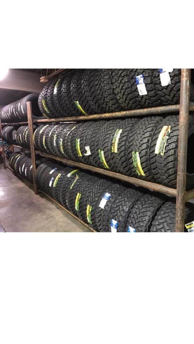 UFR tire shop we have new Mud Tires size 15s to 22
