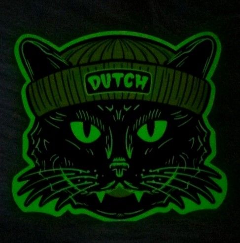 Glow In Dark Dutch Bros Sticker
