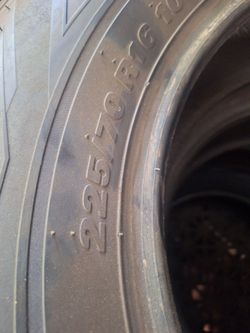 TIRES 225/70/16