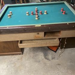 1960’s Bumper Pool Table