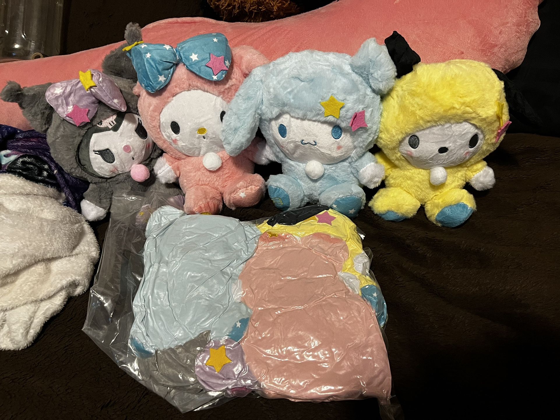 Sanrio plushies