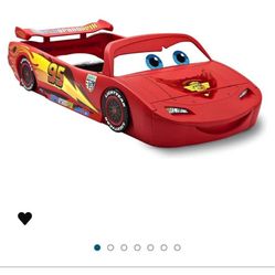 Lightning McQueen Bed Twin And Crib Size Convertible 