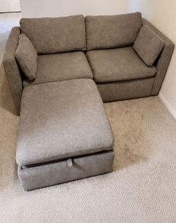 CHITA Delaney Modular Sofa with Storage Ottoman