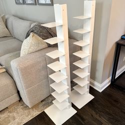 Metal Book Shelves-White $30 Per Unit