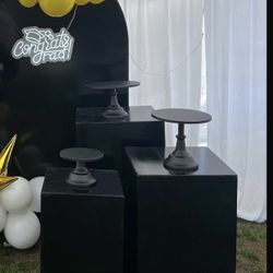 square pedestals