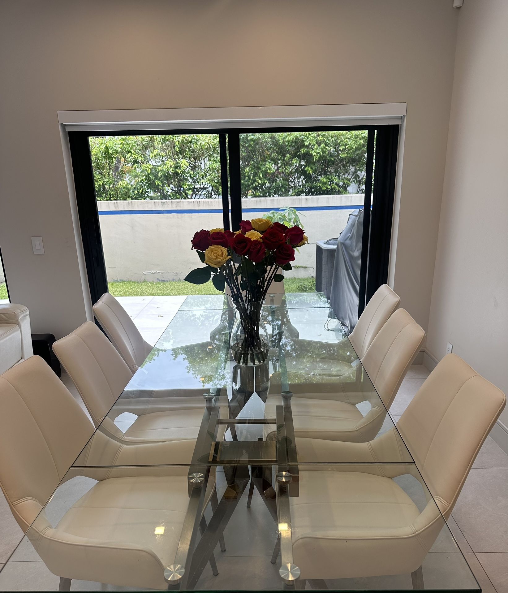 Dining table With 8 Dining Chairs