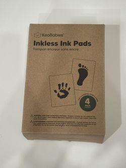 Inkless ink pads (Great for babies, kids and pets)