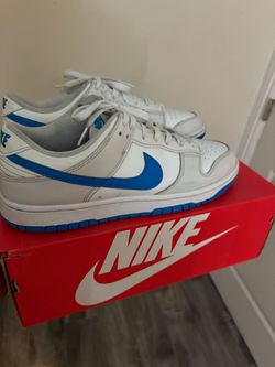Nike Dunk Low White Blue Sneakers
