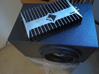 Rockford fosgate amp(1400+wrms)/ Skar Audio 12" EVL (1250wrms)