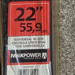 22" Lawn mover blade universal mount set, new