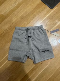 gray essentials shorts medium