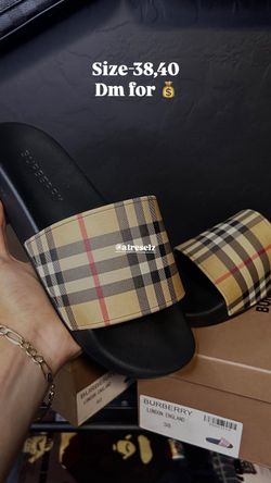 Burberry slides