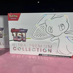 SEALED Pokemon TCG Scarlet & Violet 151 Ultra Premium Collection Box UPC and NEW