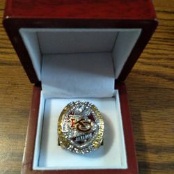 Kansas City Chiefs Championship Ring With Box 