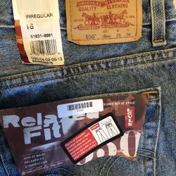 Levi’s Jeans 550  Regular Fit 29X29 Brand New