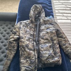Camo Puffer Jacket 