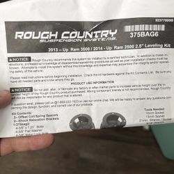 Ram 2.5” Leveling Kit