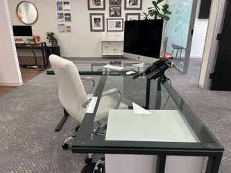 Crate & Barrel L Shaped Desks