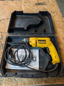 DeWalt corded drill