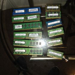 Memory/Ram PC And Laptop 