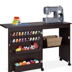 Sewing Craft Work Desk Side Table Small Space