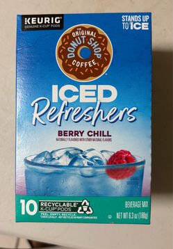 The Original Donut Shop Iced Refreshers Berry Chill K-Cups
