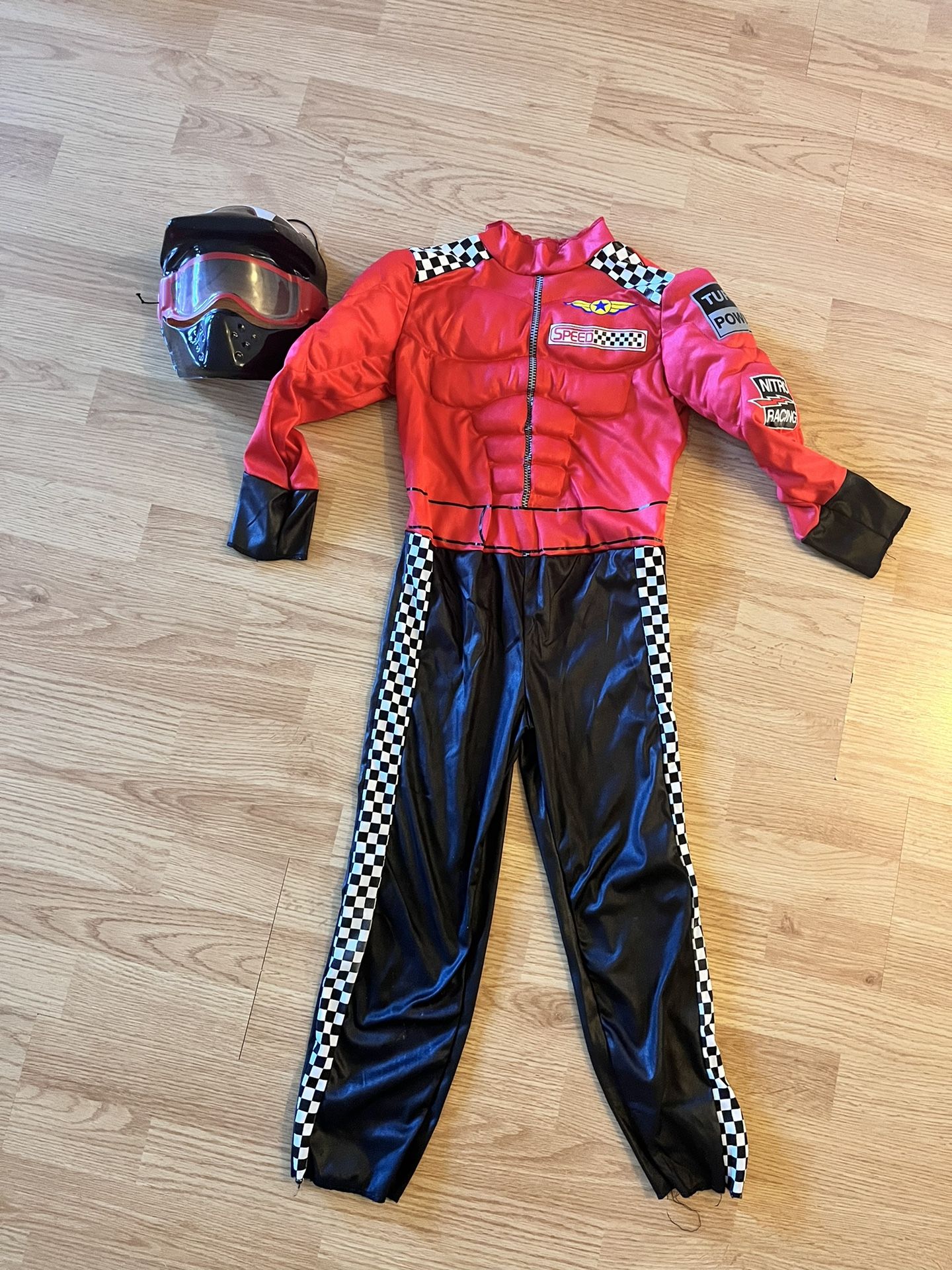 Racer Kids Halloween Costume. Size L 4-6