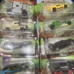 Hot Wheels 2020 Minecraft Character Cars Complete Set of 8 - 1:64 New And Sealed
