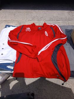 ADIDAS STRONGHOLD 1989 SOCCOR JACKET LARGE