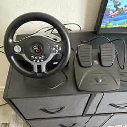 Steering Wheel And Pedals