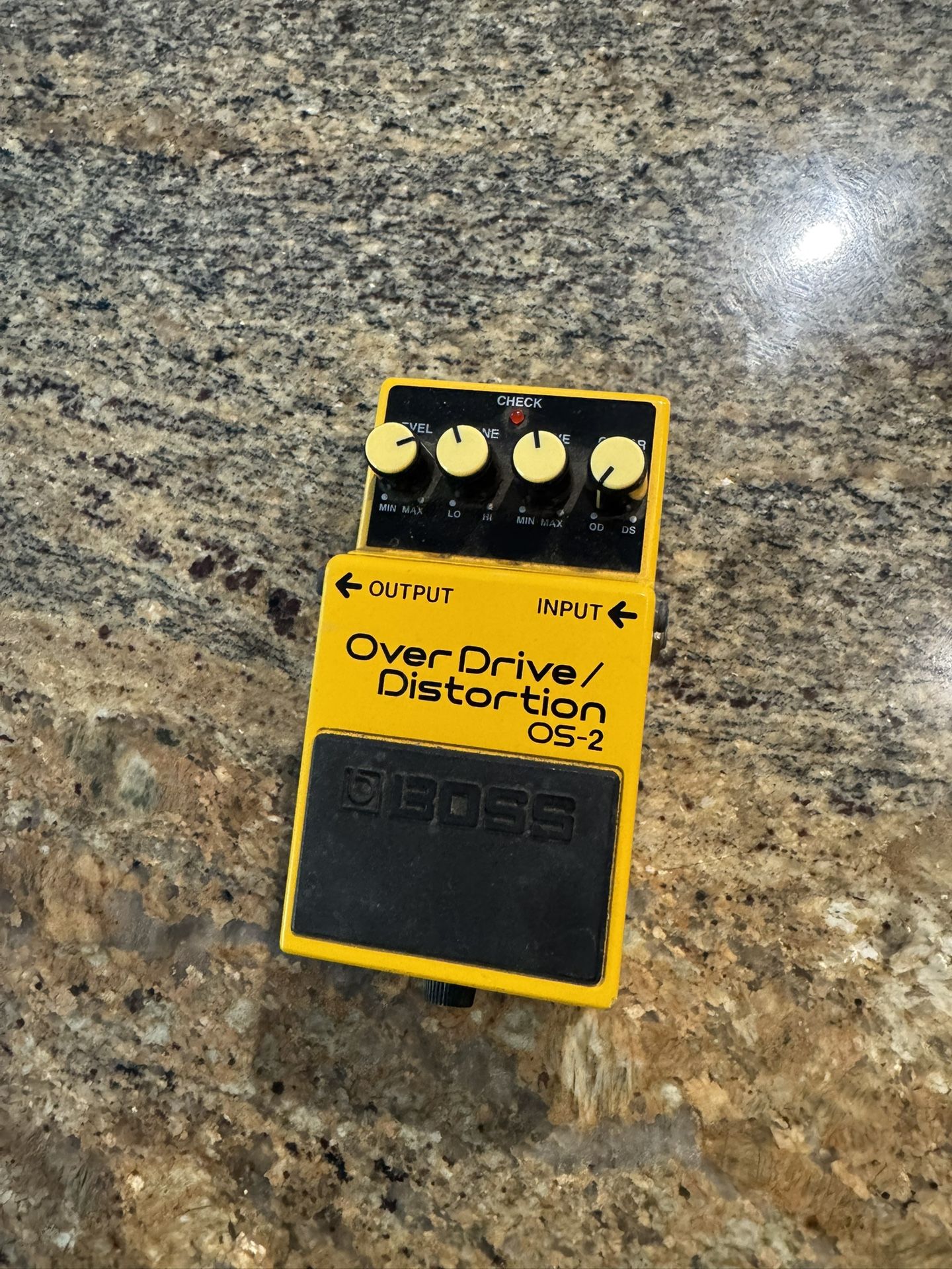 Boss OS-2 Overdrive Distortion guitar