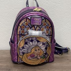 Loungefly Disney Stained Glass: Rapunzel Mini-Backpack, Amazon Exclusive [New]