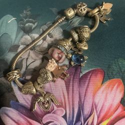 Pandora Bracelet And Charms 